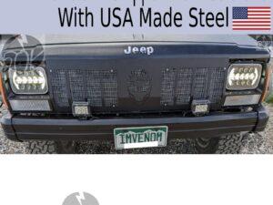 84-96 Jeep Cherokee Comanche XJ MJ Direct Grill Replacement Venom Coated